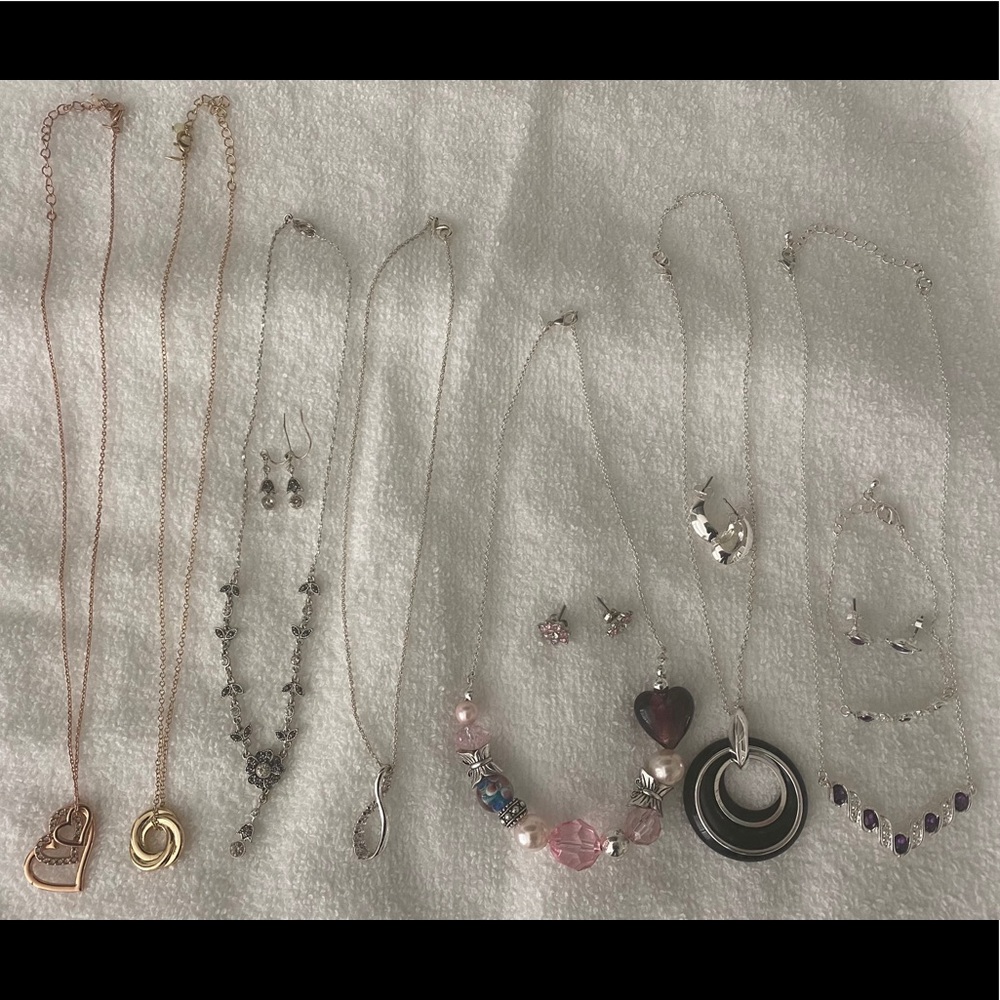 Collection of Avon costume jewelry